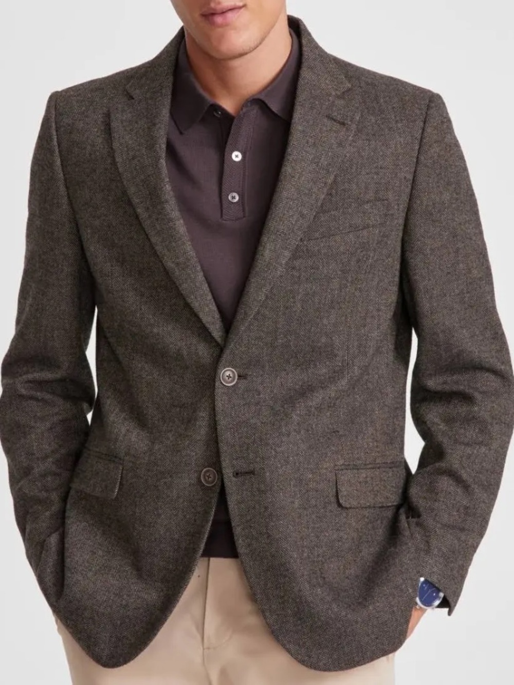 Paul Dione Brown Sport Coat/Dress Coat/Blazer